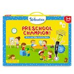 Skillmatics Educational Game - Preschool Champion, Kindergarten Learning Activity For Kids, Toddlers, Supplies For School/Classroom, Gifts For Girls & Boys Ages 3, 4, 5, 6, Multicolor