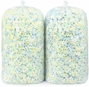 Welacer 10lbs Bean Bag Filler, Shredded Memory Foam Filling for Pillow Stuffing Cushion Arts Crafts Refill, Premium Soft and Idea for Stuffing