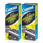 Carbona Oven Rack & Grill Cleaner | Eliminates Thick Grease & Build-Up | Griddle & BBQ Cleaning Solution | 16.8 Fl Oz, 2 Pack