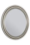 MirrorOutlet Melbury Large Silver Circular Bevelled Wall Mirror 96cm x 96cm, LL052