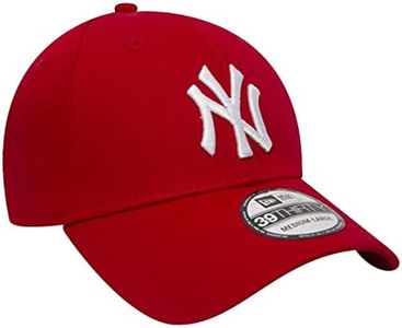 MLB New York Yankees '47 Brand Red Basic Logo Clean Up Cap Adjustable Hat