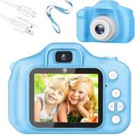 Storio Mini Digital Camera for Kids 3.0MP, 1080P HD Video Recorder, 2 Inch Screen, USB Rechargeable Photography Toy, Digicam with SD Card Support, Gift for Boys Girls Age 7-14 Years - Blue