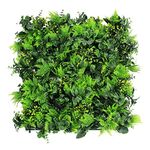 ULAND 12Pcs 19x 19 Inches Artificial Boxwood Hedge Panels, Grass Privacy Greenery Fence Wall Panels Cover Backdrop