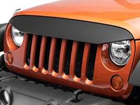 Redrock 4x4 Angry Eye Light Brow; Matte Black Compatible with 07-18 Jeep Wrangler JK