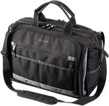 Amazon Basics Electrician's Tool Bag, 50 Pocket, Black & Gray