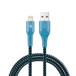 LAX iPhone Charger Lightning Cable - MFi Certified Durable Braided Apple Lightning USB Cord for iPhone 11/11 Pro Max/XS Max/X/iPad, iPod & More