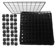 GRENDLE C&C Build Your Own Cage Components (Black Starter Kit (20 Panels & 32 Connectors))