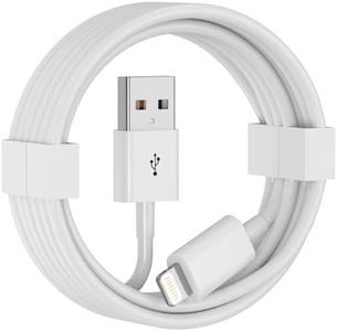 Car Carplay Cable, 6FT Car Charger Cord, USB A to Lightning Cable Compatible for iPhone 14 13 12 11 Pro Max XR XS X 8 7 6 Plus SE iPad Charging Cord (White)