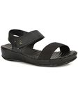 Scholl Women's CLAIRE SANDAL (6646221_BLACK_5 UK)