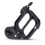 TVS Helmet Double Lock for Bike, Anti-Theft Motorcycle Helmet Safety Lock, Durable & Secure Riding Accessory Color: Black