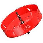 150mm Hole Saws Cutter, HSS Bi-Metal Drill Bit for Wood, Plastic, UPVC, Fiberglass and Plasterboard