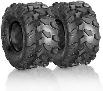 PARTS-DIYER Set of 2 18x9.5-8 All-Terrain ATV UTV Sport Tires Rear Left & Right Tires Tubeless 4PR