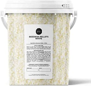 ORKU Pure 700g Natural Beeswax Pellets: White Tub for Pharmaceutical, Cosmetic, and Candle - Premium Grade Bees Wax for Quality Craftsmanship and Natural Beauty