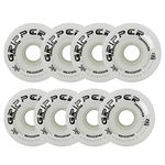 Labeda Roller Hockey Wheels Gripper Crossover Soft 76A White 76mm 80mm Hilo