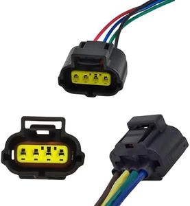 AUTO OCCASION Idle Air Control Valve TPS Sensors Connector 4 Wires Pigtail Compatible with S1931 Dodge Chrysler Toyota Lexus