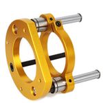 Aolidsive Adjustable Router Lift, Aluminum Alloy Router Table Lift System with 70mm Stroke for 63.5 65mm Trimming Machines Woodworking