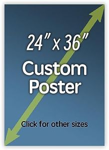 DP BOUTIQUE Custom Poster Prints - Upload Your Image/photo - Personalized Picture to Poster Printing, Wall Art Prints (24x36inches)