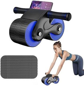 Ant Warrior Ab Roller Wheel per Core Trainer, 2024 Nuovo Ruota Addominali, Ruota a Rullo per Addestratore Addominali Fitness per Allenamento in Palestra con Stuoia (Blu)