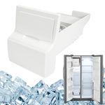 Kozlira Ice Bin Container Bucket and Auger Assembly 241860803 Compatible with Frigidaire Refrigerator Ice Maker #Replace 240323804 AP4300918 Ice Maker Freezer Tray Parts