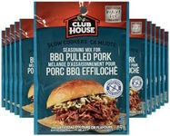 Club House, Dry Sauce/Seasoning/Marinade Mix, BBQ Pulled Pork, Slow Cookers, 45g, Case Pack 12 Count