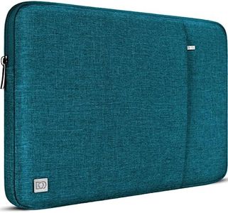 DOMISO 15.6 Inch Laptop Sleeve Case Water-Resistant Protective Cover Portable Computer Carrying Bag Pouch for 15.4" MacBook Pro 2019/15.6" Lenovo Yoga 720 IdeaPad 310 320 ThinkPad T570,Teal