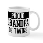 CafePress Proud Grandpa of Twins 11 oz (325 ml) Ceramic Coffee Mug