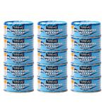 Fish 4 Ever - 15x 160g Azores Skipjack Tuna Steaks In Spring Water - Sustainably Fished. Tin Canned Food Rich In Omega-3, Great For Making Sandwich Spread Or Hot And Cold Snacks (Pack Of 15)