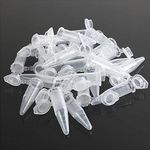 Voarge 500 Pieces Centrifuge Tube, 1.5ML Micro Test Tubes Sample Vial Clear, Micro Test Tubes Sample Vial, Plastic Centrifuge Tubes, Plastic Test Tube Centrifuge Vial, Laboratory Centrifuge Tubes