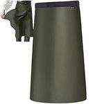 Lipfer Rain Skirt Ultralight Rain Liner Pants Waterproof Raincoat Apron Windproof Wear-resistant for Outdoor Camping Cycling Climbing