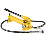 DOOROOM Hydraulic Hand Pump, CP-700 Hydraulic Lifting Pump, Manual Hydraulic Pump for Cylinders, Porta Power Jack，Green