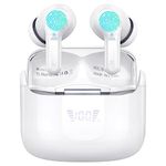 Wireless Earbuds, Bluetooth 5.3 Headphones with 4 ENC Mic, 2023 Wireless Headphones In Ear 40H Deep Bass Bluetooth Earphones with Noise Cancelling, IP7 Waterproof Bluetooth Earbuds, LED Display/USB-C