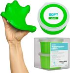 Vive Therapy Putty, Occupational Hand Tools (2 Pack) - Sensory Stress Relief - for Physical Exercise, Finger Pain, Grip Strength, Rehab, Arthritis, Adults, Forearms, Fidgeting, Motor Skills