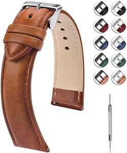 Fullmosa 22mm Quick Release Replacement Watch Straps/Band Compatible for Samsung Galaxy Watch 3 45mm/Huawei GT3/GT 2 46mm/Fossil Gen 6/Amazfit GTR 47mm/One Plus(46mm)/Noise Colorfit- Gradient Brown
