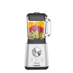 Magimix Blender Power 3 | Quiet Mark Approval | Metal/Glass | 1000W | 1.2L | Satin | 11641