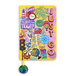 DOODLE Hard Bound A5 Travel Diary with Bookmark Dangler I 80 GSM I 160 Ruled Pages I Foam Padded (Good Trip)