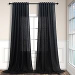 Pitalk Black Extra Long Curtains 12