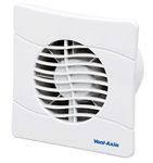 Vent-Axia 436532A 100mm Basic Bathroom/Toilet Extract Fan, 230 V, White