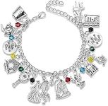 Blingsoul Elegant Charm Bracelets for Girls - 9.8" Adjustable Bracelet for Women Silver Beauty Beest Gifts Jewelry | [J100004] Beuty Beest