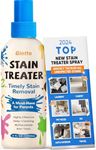 Giotto Stain Treater Spray – 4oz Stain Remover For Baby Clothes Laundry, Enzyme Fabric Treatment for Food, Oil, Blood, Coffee & Underwear Stains– Unscented & Travel-Friendly