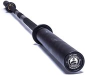Powerlifting Bar 2.0 [Bells of Steel] Heavy-Duty Power Barbell | Olympic Bar for Powerlifting Barbell | Aggressive Knurling, 29mm Diameter, 44 lb Power Bar Weight, 1500lb Capacity, Black Cerakote