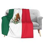 Delerain Mexico Flag Soft Throw Bla