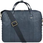 Hidesign Leather Men's Briefcases (Blue)