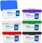 BAZIC Index Card Box 3"x5", Flip Top Utility Plastic Storage Case 250 Cards Capacity, Flash Card Holder Organizer, for Office, 36-Pack