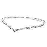 PANDORA Shimmering Wish Bangle Bracelet 925 Sterling Silver - 597837CZ