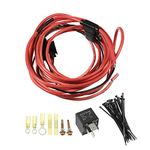 X AUTOHAUX 1 Set Universal Electric Fuel Pump Relay Kit for 12V DC System