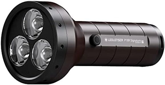 Ledlenser P18R Signature - Premium Rechargeable Ledlenser Triple LED Torch Light, Super Bright 4500lm LED Flashlight with Max 720m Beam Distance Excellent Enthusiast Grade Rechargeable LED Torch