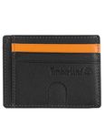 Timberland Men's Slim Leather Front Pocket Credit Card Holder Wallet, Black (Blix Card Case), One Size, Slim Leather Front Pocket Credit Card Holder Wallet