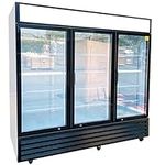 Commercial Refrigerator Glass 3-doo