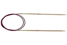 KnitPro KP35384 80 cm x 4 mm Basix Fixed Circular Needles, Birch, Brown