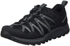 Merrell Men's Wildwood AEROSPORT Walking Shoe, Black, 9 UK